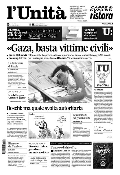 L'Unità : organo centrale del Partito comunista italiano